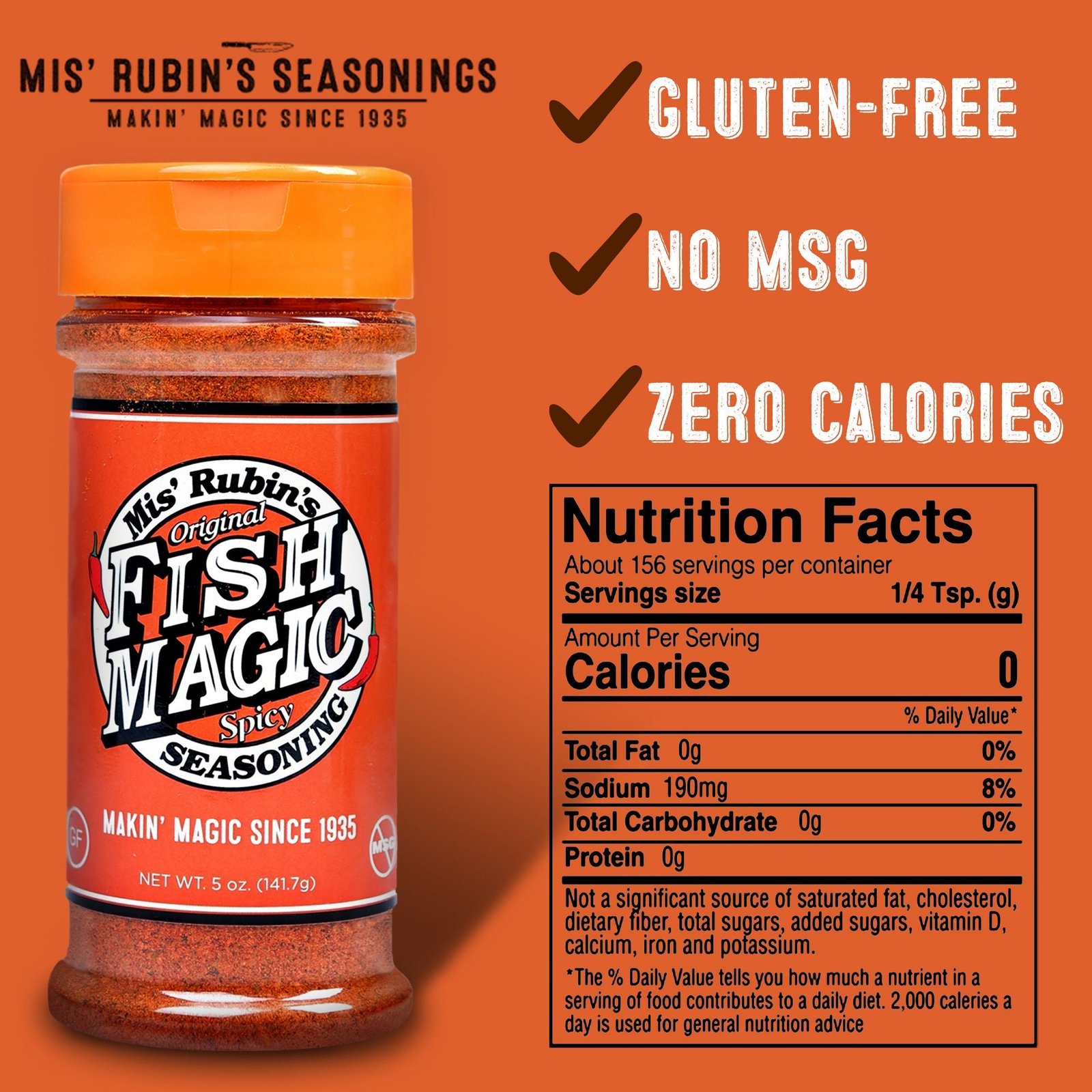 Mis' Rubin's Creole Magic Seasoning